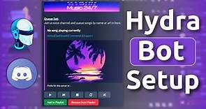 How To SETUP Music Bot On Discord | Hydra Bot 2023 SETUP Guide | Setup DJ Role