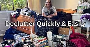 How to DECLUTTER your house QUICKLY and EASILY - 30 Day Declutter Challenge