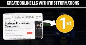 How To Create Your Online LLC With First Formations 2024! (Full Guide)