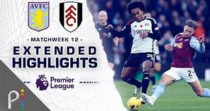 Aston Villa v. Fulham | PREMIER LEAGUE HIGHLIGHTS | 11/12/2023 | NBC Sports