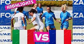 Highlights: Italia-Francia 2-2 - Under 19 femminile (30 giugno 2022)