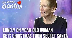 Secret Santa delivers Christmas tree & special gifts to speechless 84-year-old woman who lives alone