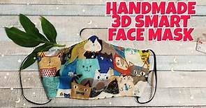 手縫 | 智慧型透氣口罩 | 可換濾片 | HANDMADE SMART 3D FACE MASK | 手作りフェイスマスク | 수제 얼굴 마스크