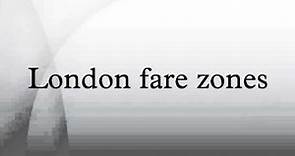 London fare zones