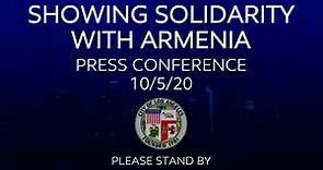Press Conference Showing Solidarity with Armenia