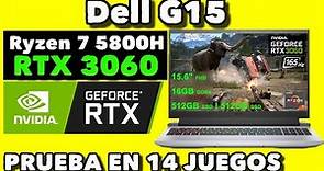 Dell G15 Ryzen Edition RTX 3060 Ryzen 7 5800H - MEJOR LAPTOP GAMING CALIDAD PRECIO 2023