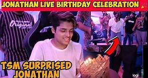 | Jonathan Live Birthday Celebration with Tsmentity | Tsmentity Surprised Jonathan with Cake |