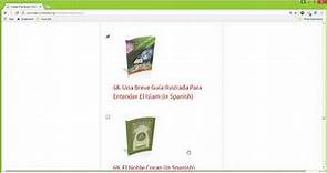 Pedir libros islámicos gratis desde website