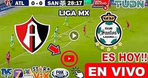 Atlas vs. Santos en vivo, donde ver, a que hora juega Atlas vs. Santos Laguna Liga Mx 2024 Jornada 5