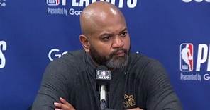 J.B. Bickerstaff joins the media after the Game 4 loss in New York