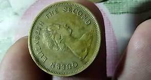 1979 1977 queen Elizabeth 2 50 cents Hong Kong coins