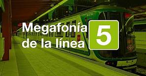 [MEGAFONÍAS] Megafonía de la línea 5 de Metro de Madrid