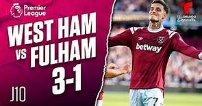 Highlights & Goals: West Ham vs. Fulham 3-1 | Premier League | Telemundo Deportes