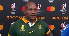 Bongi Mbonambi after South Africa beat France by just 1 point in a classic