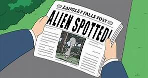 American Dad! - ALIEN SPOTTED! (HD Upscale)