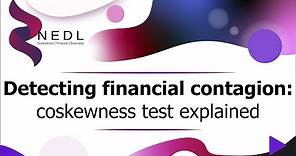 Detecting financial contagion: coskewness test explained (Excel)