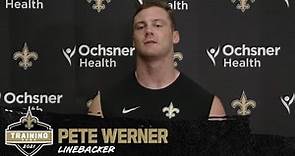 Pete Werner on Mental Game, Transition to Pros | Saints Training Camp 2021