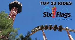 Top 20 Rides at Six Flags Magic Mountain