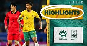 Australia v Korea Republic | Highlights | AFC Asian Cup 2023