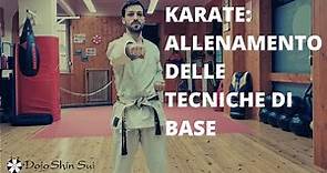 Karate: allenamento delle tecniche di base