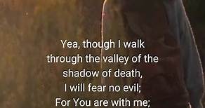 Yea, though I walk through the valley of the shadow of death, I will fear no evil; For You are with me; Your rod and Your staff, they comfort me. -Psalm 23:4 (NKJV) 🙏 Pray- Choose a line from this passage and make it your own prayer. Thank God for who He is and what He has done. 💭Contemplate- Continue in silence with the Lord, allowing Him to restore your soul. Recall His guidance and care for you in recent days and weeks. Rejoice in His goodness and mercy that follow you into your day. Did yo