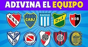 ADIVINA EL EQUIPO DEL FUTBOL ARGENTINO 2024 - Trivia de futbol