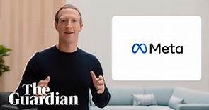 Meta: Mark Zuckerberg announces Facebook's new name