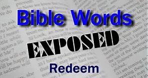 Redeem (Bible Words Exposed series)