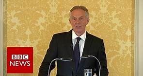 Tony Blair tells of 'sorrow and regret' over Iraq - BBC News