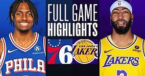 76ERS at LAKERS | FULL GAME HIGHLIGHTS | March 22, 2024