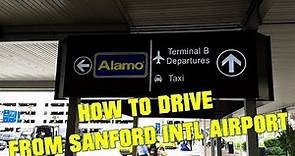 How to drive from Sanford International Airport to Legacy Vacation Resort Kissimmee via SR417