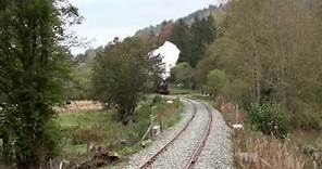 First Passenger Steam Train for 50 years Arrives Corwen from Llangollen