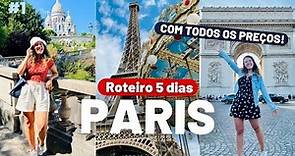 #1 PARIS ROTEIRO 5 DIAS - Torre Eiffel, Arco do Triunfo, Louvre, Champs-Elysées, Montmartre | PARTE1