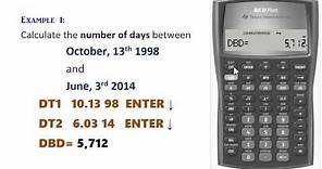 BA II Plus - Calculating Dates & Days (Month-Day-Year)