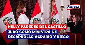 🔴🔵Nelly Paredes del Castillo juró como ministra de Desarrollo Agrario y Riego
