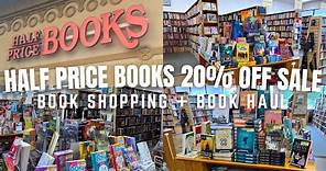 20% off half price books sale 📚 goodwill book shopping 🛍 book haul