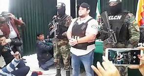 Presentación del narcotraficante Pedro Montenegro en Santa Cruz