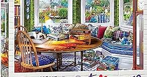 Masterpieces 550 Piece Jigsaw Puzzle for Adults and Family - Puzzler's Retreat - 18"x24"