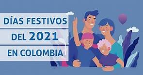 Días festivos del 2021 en Colombia