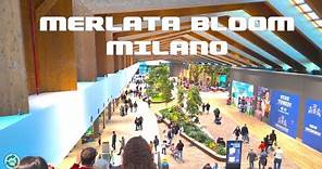 Walking in Merlata Bloom Milano: Walking inside the new shopping Mall in Milan Italy