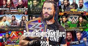 WWE ROMAN REIGNS Main Matches Highlights 2021