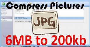 How to Compress Large Pictures - 6MB to 200KB - FileMinimizer
