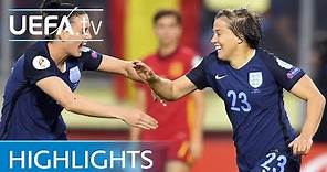 Women's EURO highlights: England 2-0 Spain