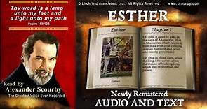 17 | Book of Esther | Read by Alexander Scourby | AUDIO & TEXT | FREE on YouTube | GOD IS LOVE!