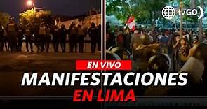 🔴 EN VIVO | Manifestaciones en Lima | América Noticias