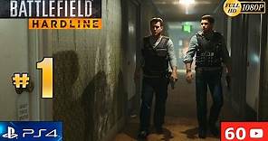 Battlefield Hardline Campaña Parte 1 Español Misión 1/Episodio 1 | Prologo PS4 60FPS Guia