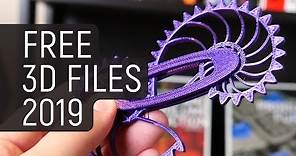 Best Sources for FREE 3D Printing Models (and more) in 2019