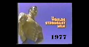 World’s strongest man 1977.
