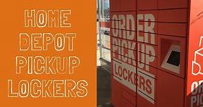 Home Depot Pickup Lockers - What are they? How do you use it?