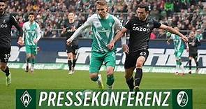 SV Werder Bremen – SC Freiburg 1:2 | Pressekonferenz | SV Werder Bremen